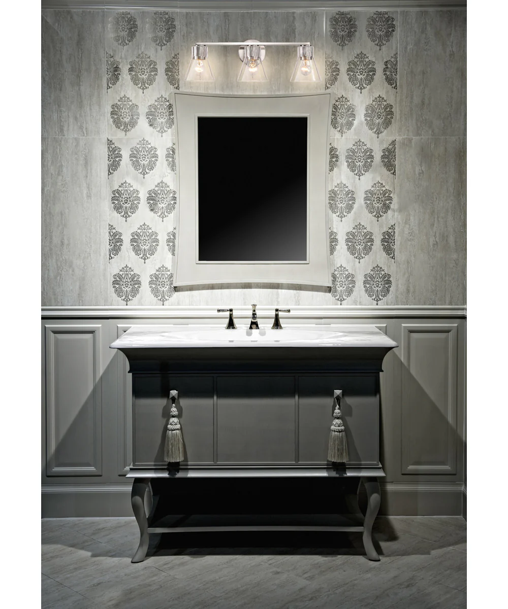 Gianna 3-Light Vanity & Wall Brushed Nickel - Image 2