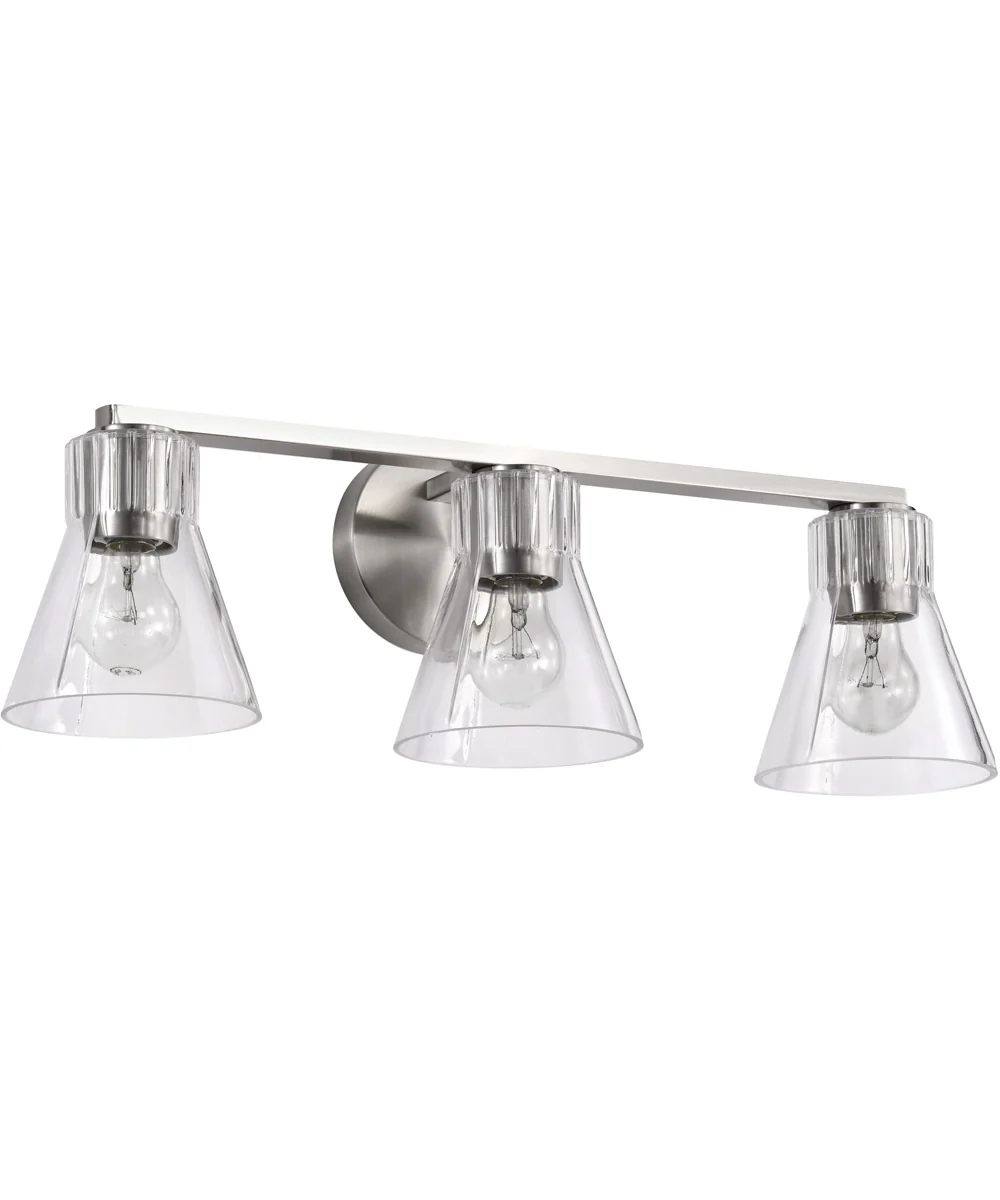 Gianna 3-Light Vanity & Wall Brushed Nickel - Image 5