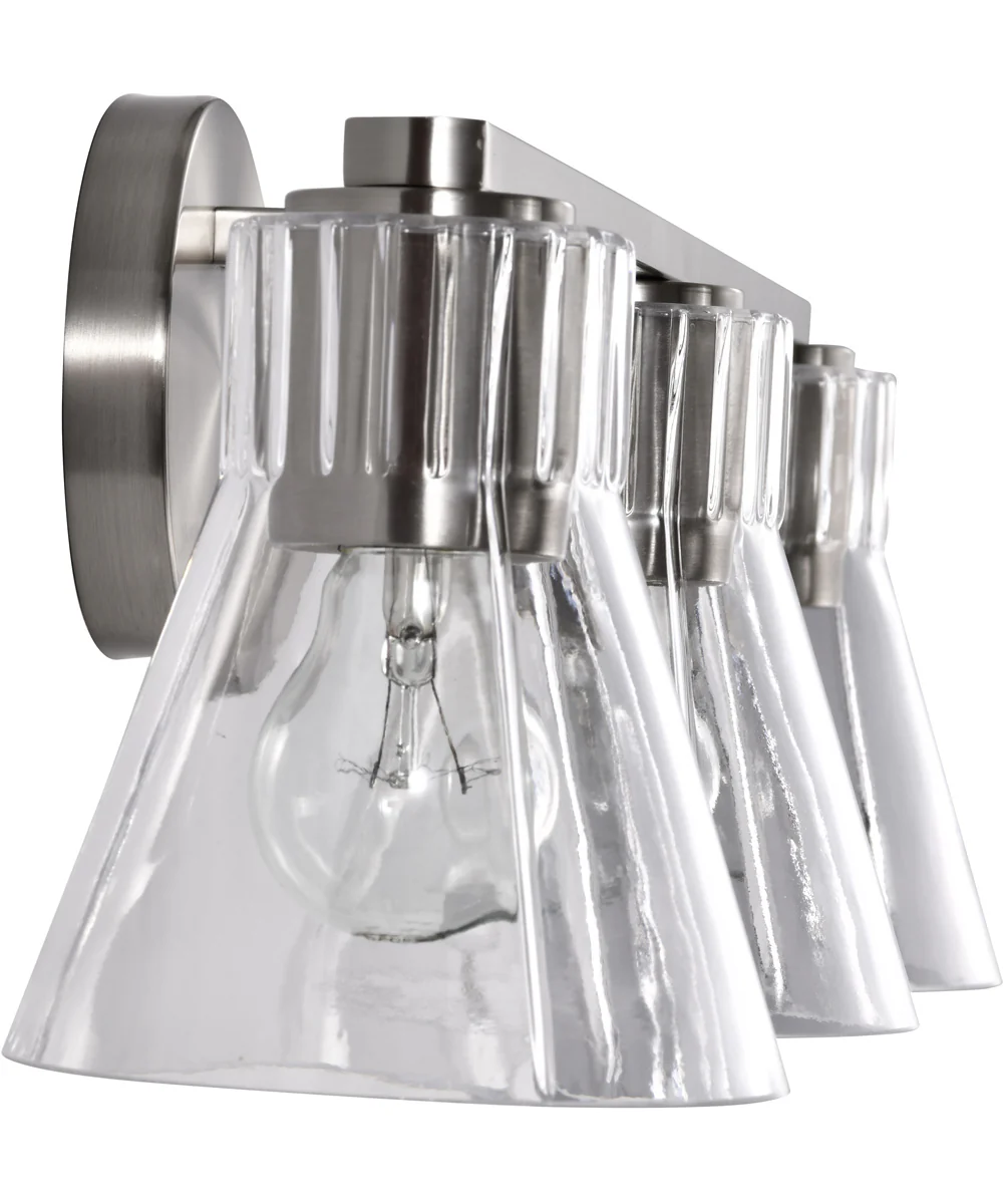 Gianna 3-Light Vanity & Wall Brushed Nickel - Image 9