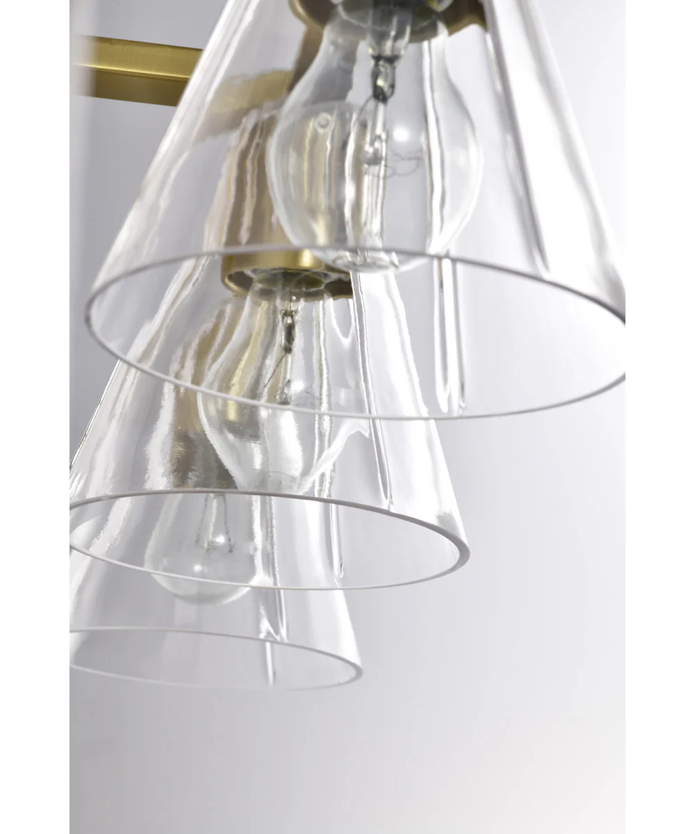 Gianna 3-Light Vanity & Wall Vintage Brass - Image 10