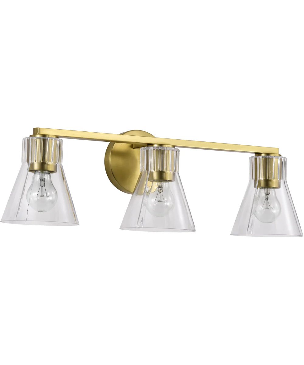Gianna 3-Light Vanity & Wall Vintage Brass - Image 5
