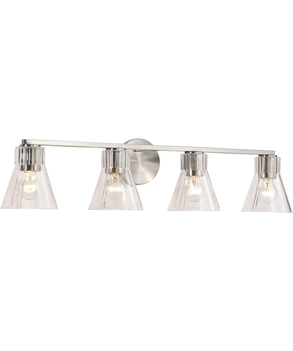 Gianna 4-Light Vanity & Wall Brushed Nickel - Image 6