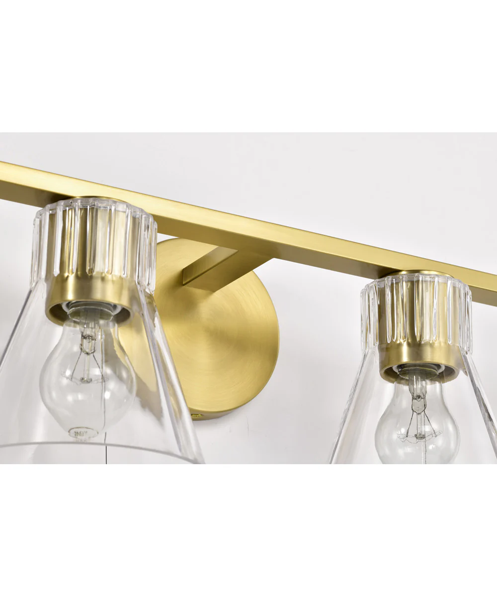 Gianna 4-Light Vanity & Wall Vintage Brass - Image 9
