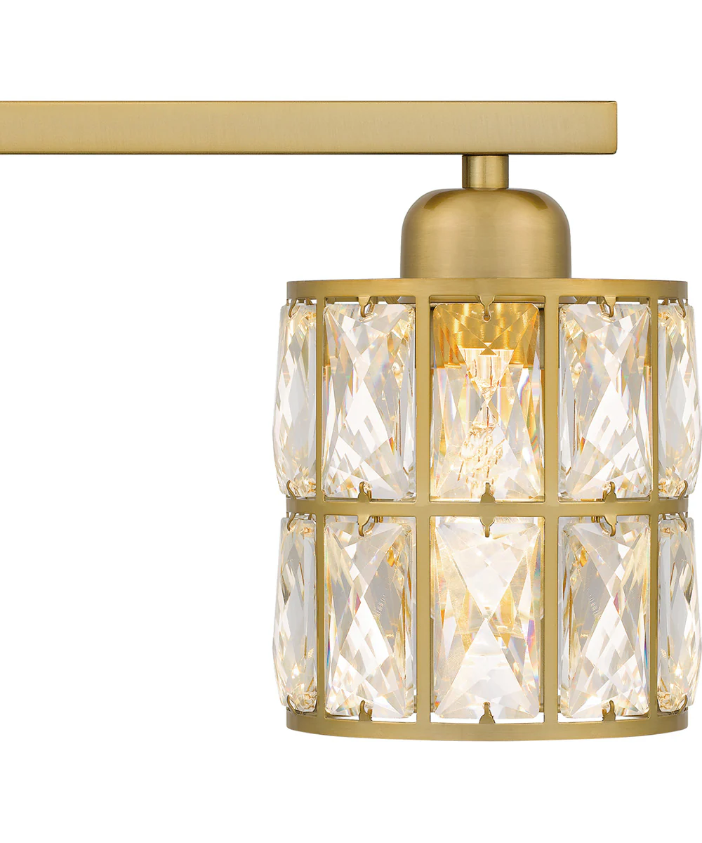 Gibson Extra Large 4-light Bath Light Aged Brass - Image 5