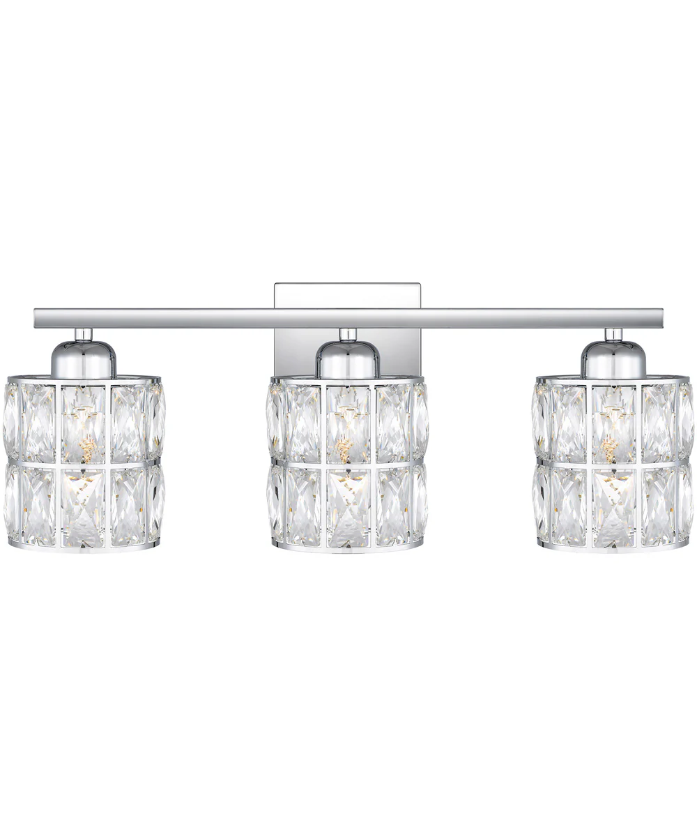 Gibson Large 3-light Bath Light Polished Chrome - Image 2