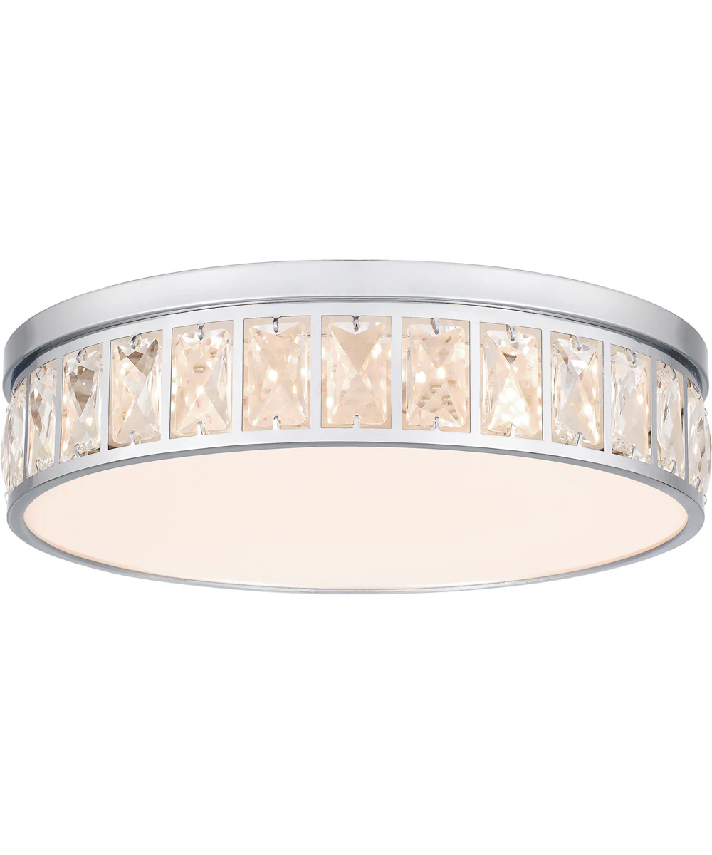 Gibson Medium Flush Mount Polished Chrome