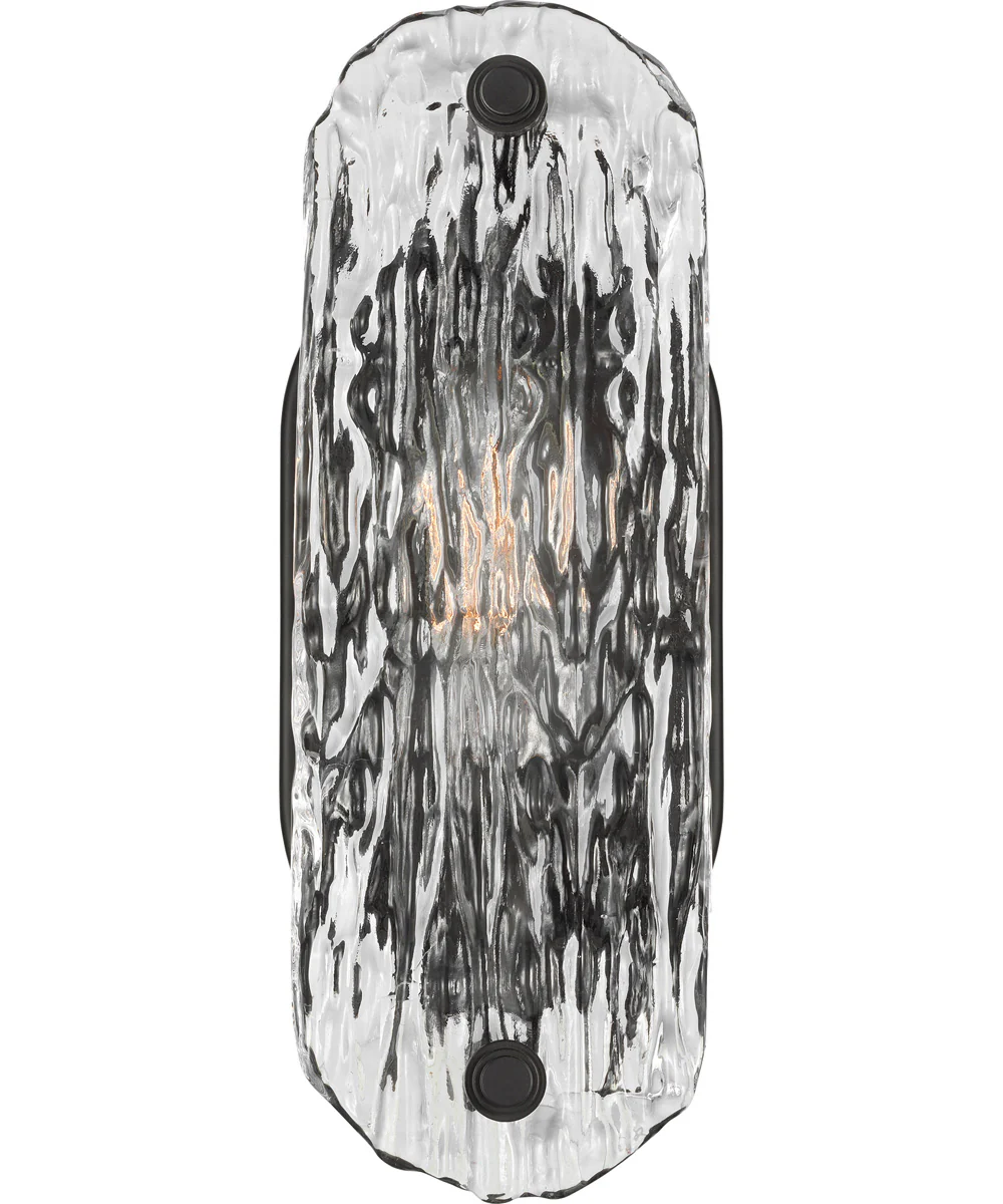 Glacier 1-Light Vanity & Wall Matte Black - Image 2