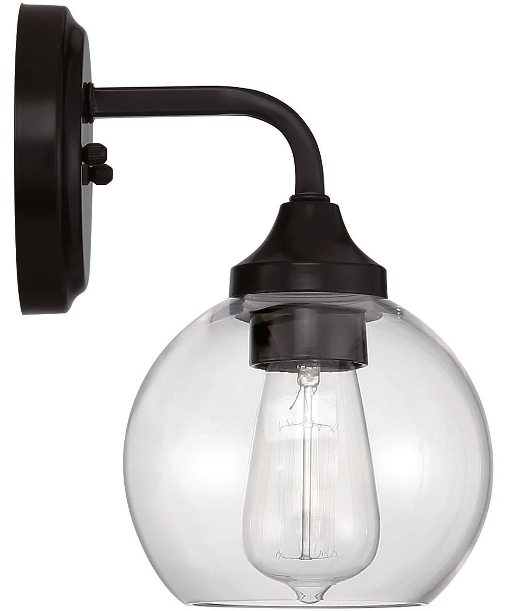 Glenda 1-Light Wall Sconce Flat Black - Image 5