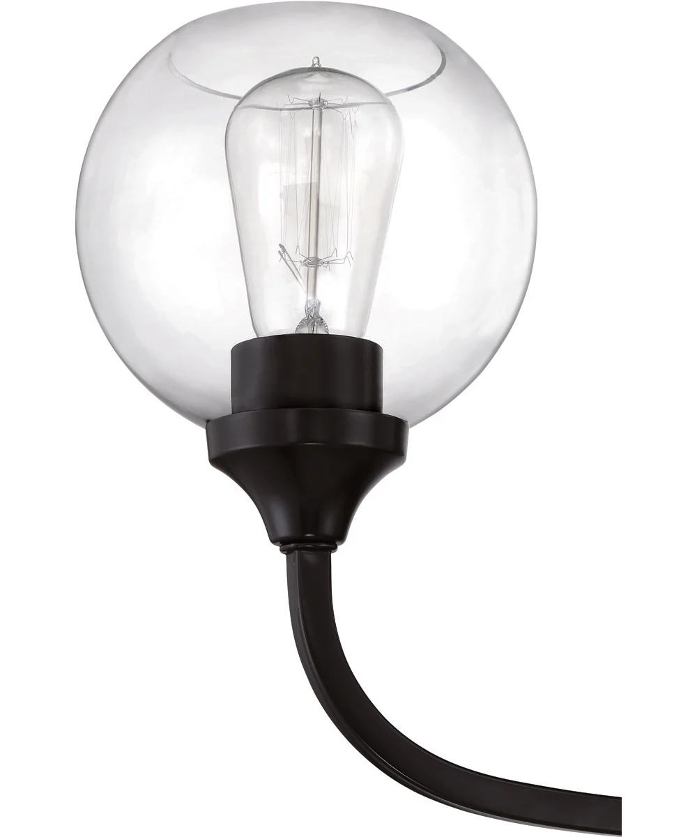 Glenda 3-Light Chandelier Flat Black - Image 6
