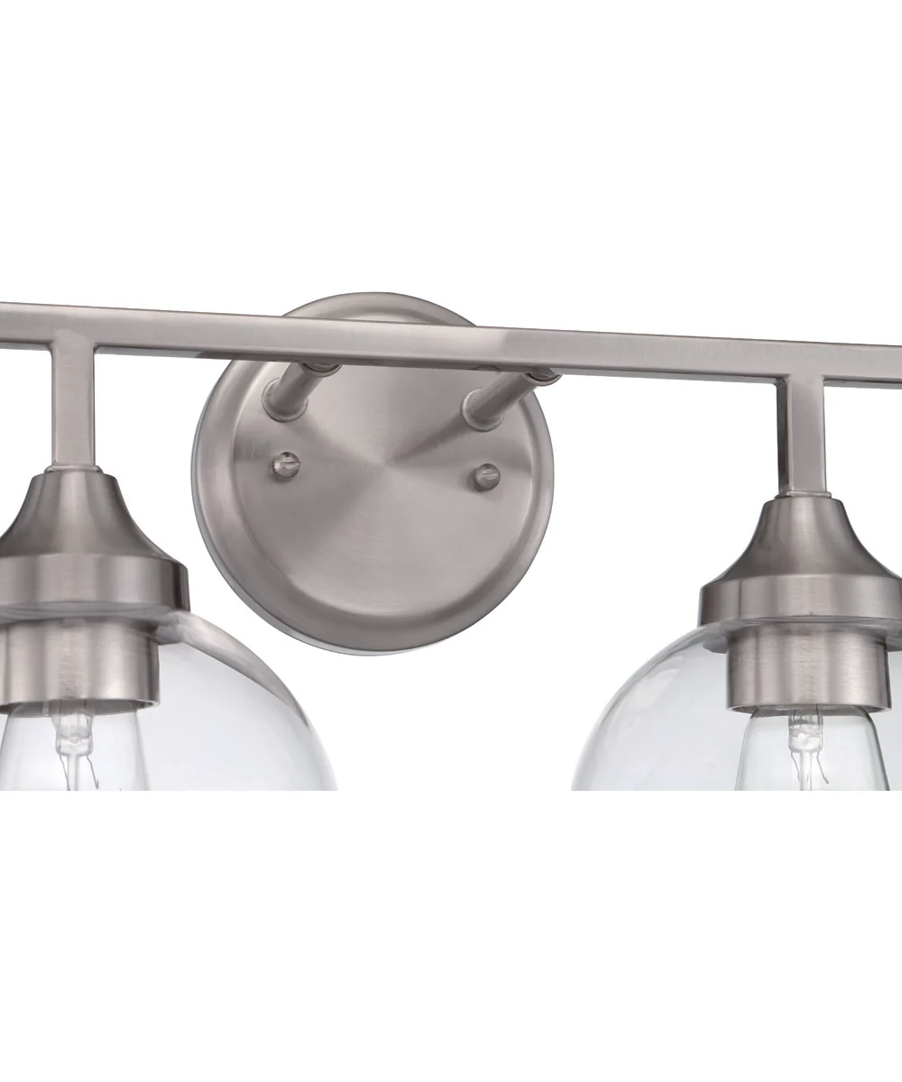 Glenda 4-Light Vanity Brushed Polished Nickel - Image 6