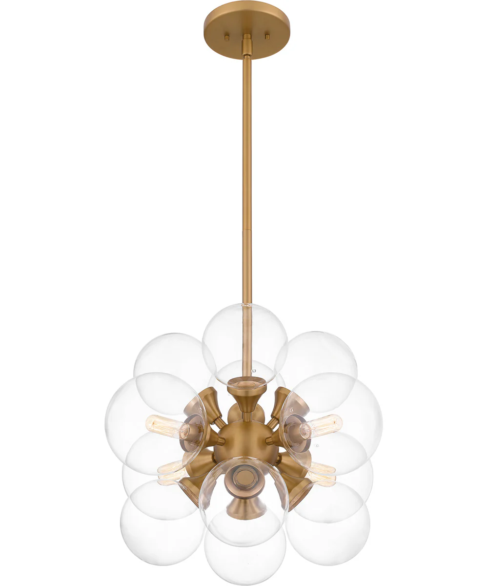 Glinda 4-light Pendant Brushed Weathered Brass - Image 4