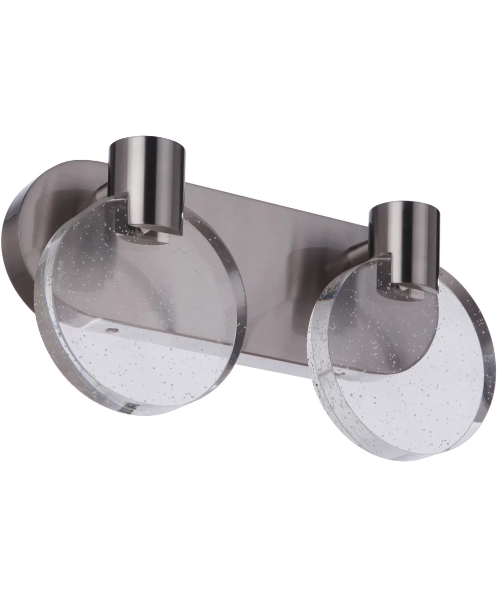 Glisten 2-Light Lighting Brushed Polished Nickel - Image 6
