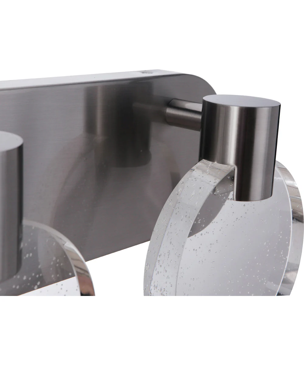 Glisten 2-Light Lighting Brushed Polished Nickel - Image 8