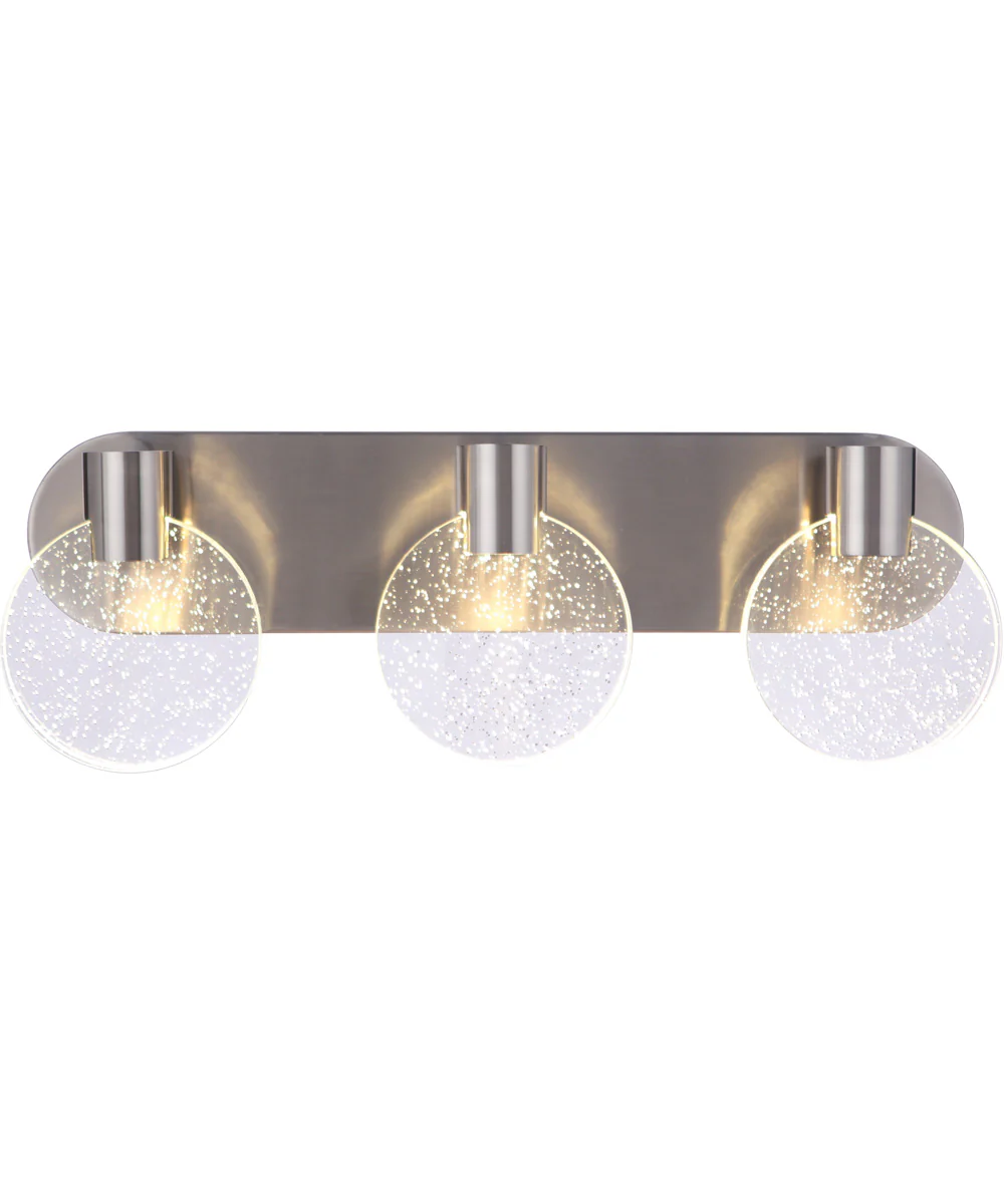 Glisten 3-Light Lighting Brushed Polished Nickel - Image 4