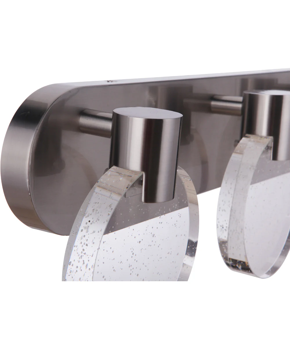 Glisten 3-Light Lighting Brushed Polished Nickel - Image 9