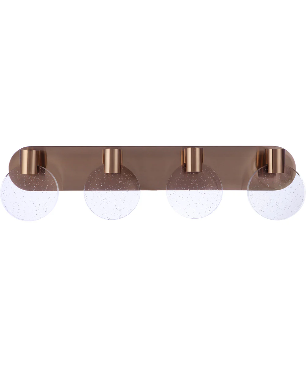Glisten 4-Light Lighting Satin Brass - Image 3