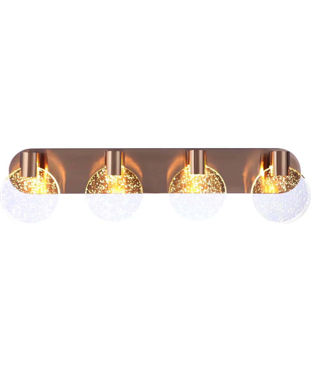 Glisten 4-Light Lighting Satin Brass - Image 4