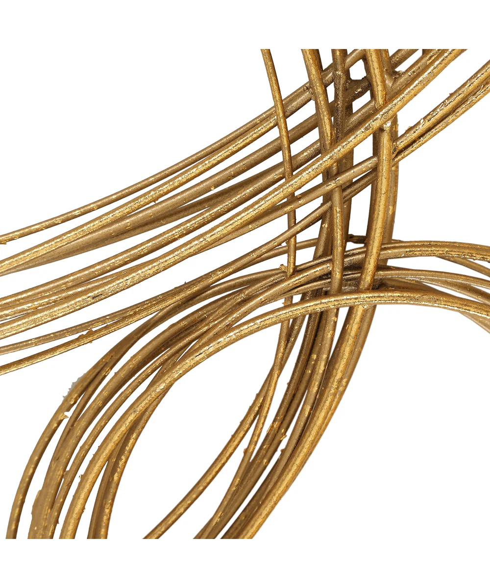 Golden Bubbles Metal Wall Decor - Image 5