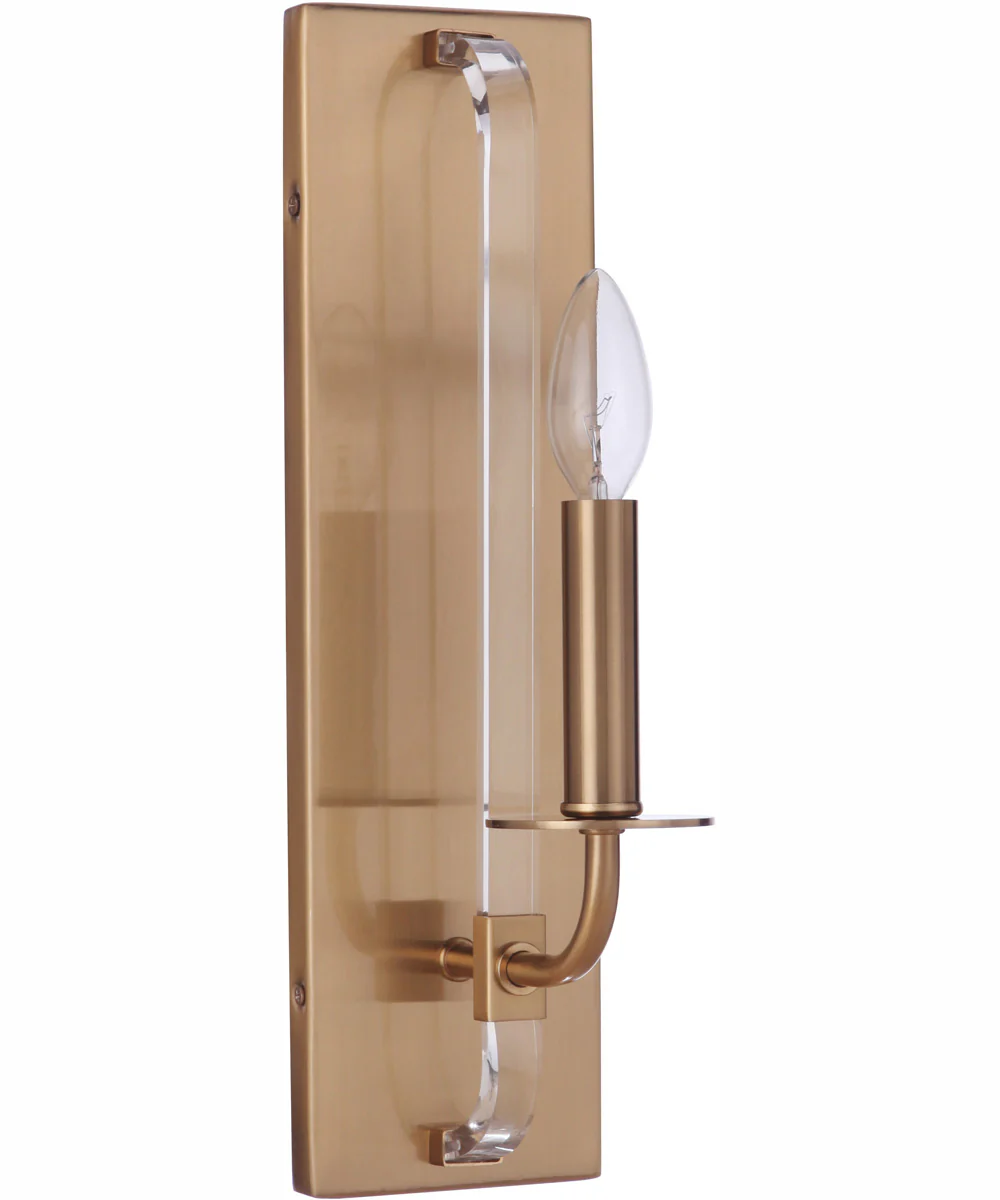 Graclyn 1-Light Wall Sconce Satin Brass