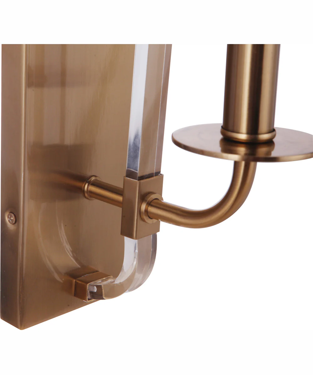 Graclyn 1-Light Wall Sconce Satin Brass - Image 13