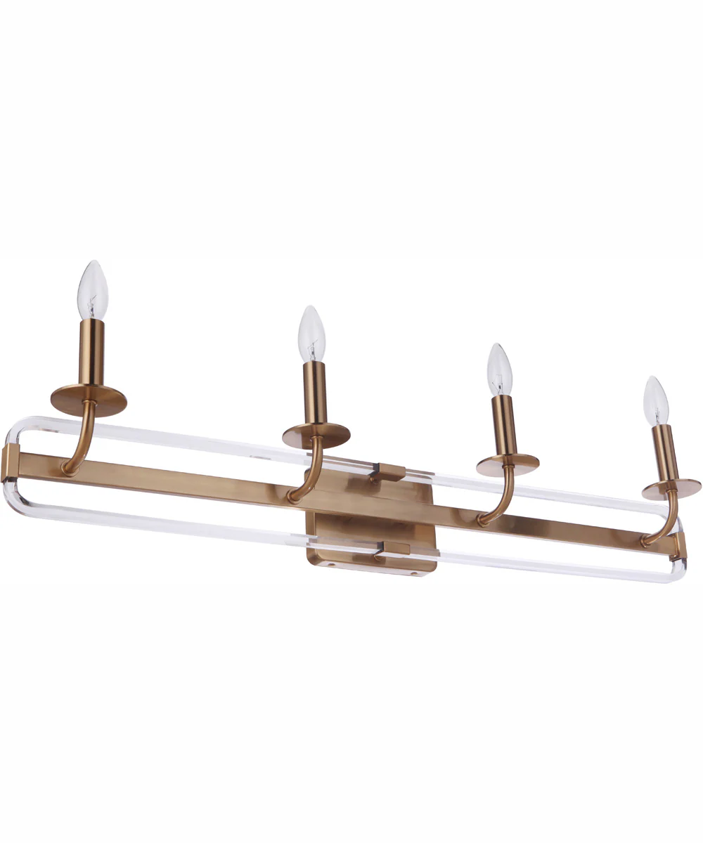 Graclyn 4-Light Vanity Satin Brass - Image 5