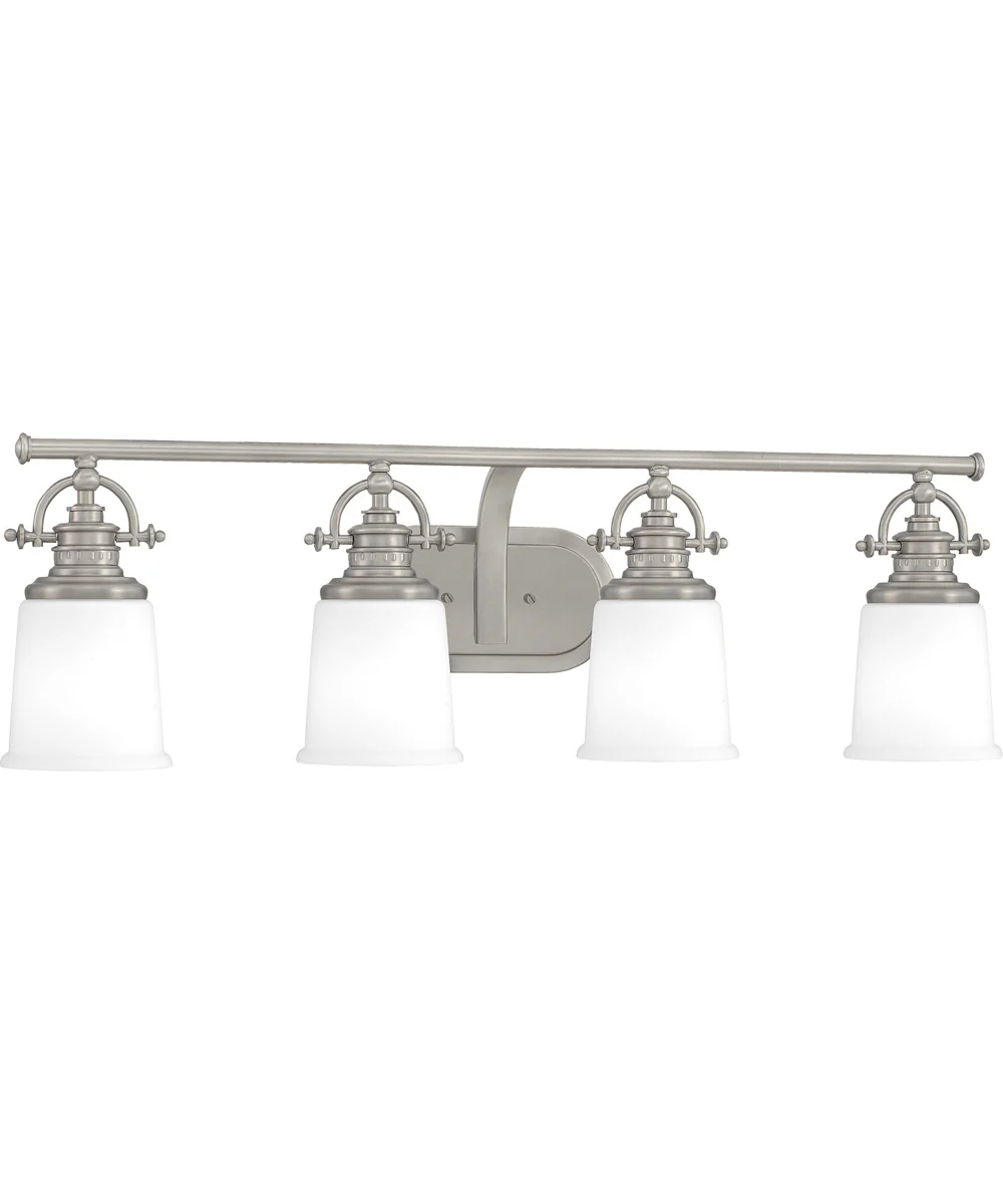 Grant Extra Large 4-light Bath Light Antique Nickel - Image 4