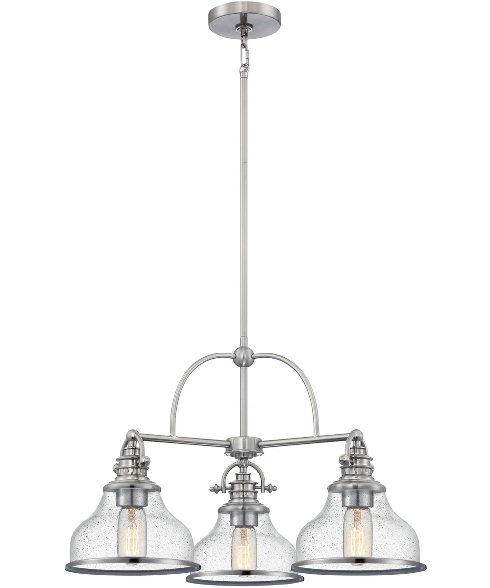 Grant Medium 3-light Chandelier Brushed Nickel - Image 3