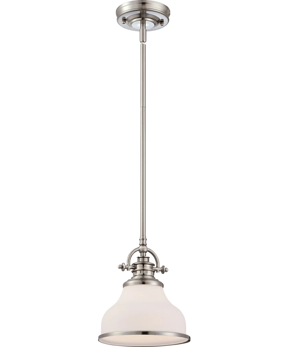 Grant Small 1-light Mini Pendant Brushed Nickel