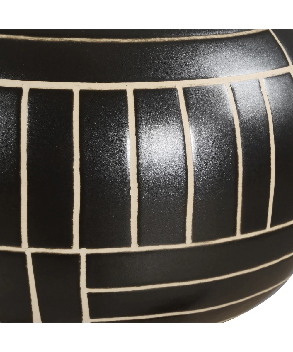 Graphite Stride Geometric Vases Set of 2 - Image 5