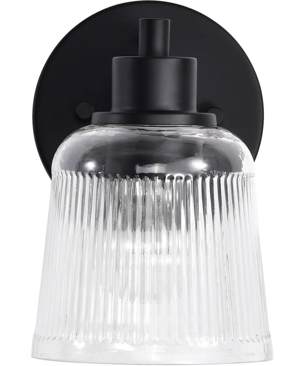 Grayson 1-Light Vanity & Wall Matte Black - Image 7