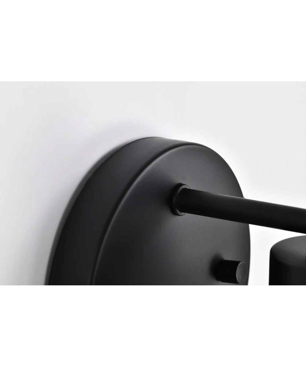 Grayson 1-Light Vanity & Wall Matte Black - Image 9