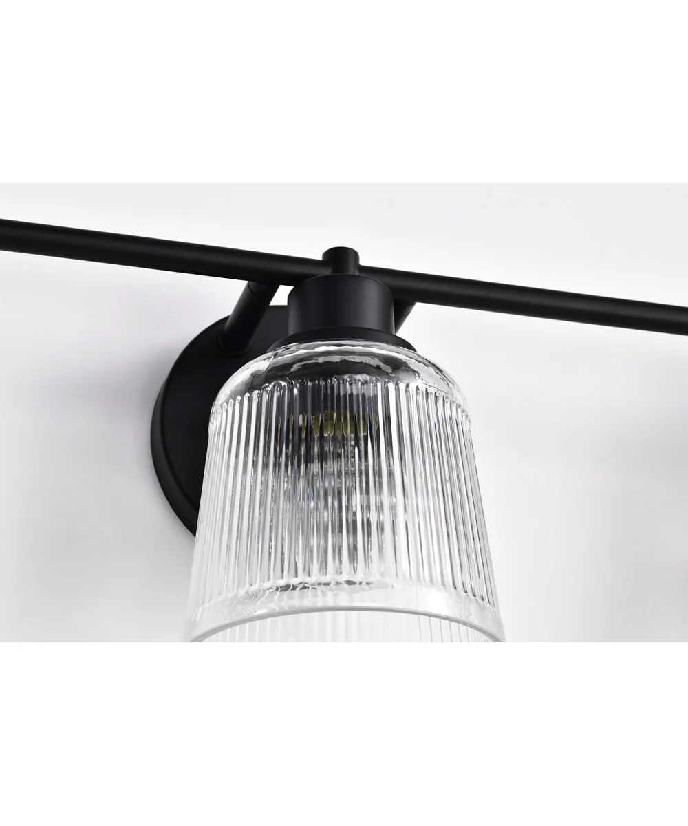 Grayson 3-Light Vanity & Wall Matte Black - Image 10