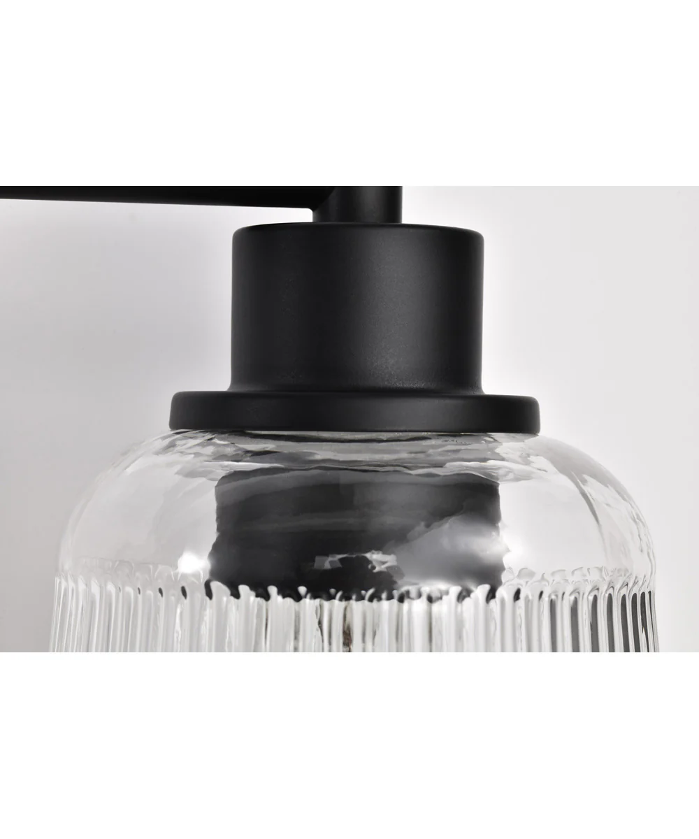 Grayson 4-Light Vanity & Wall Matte Black - Image 10