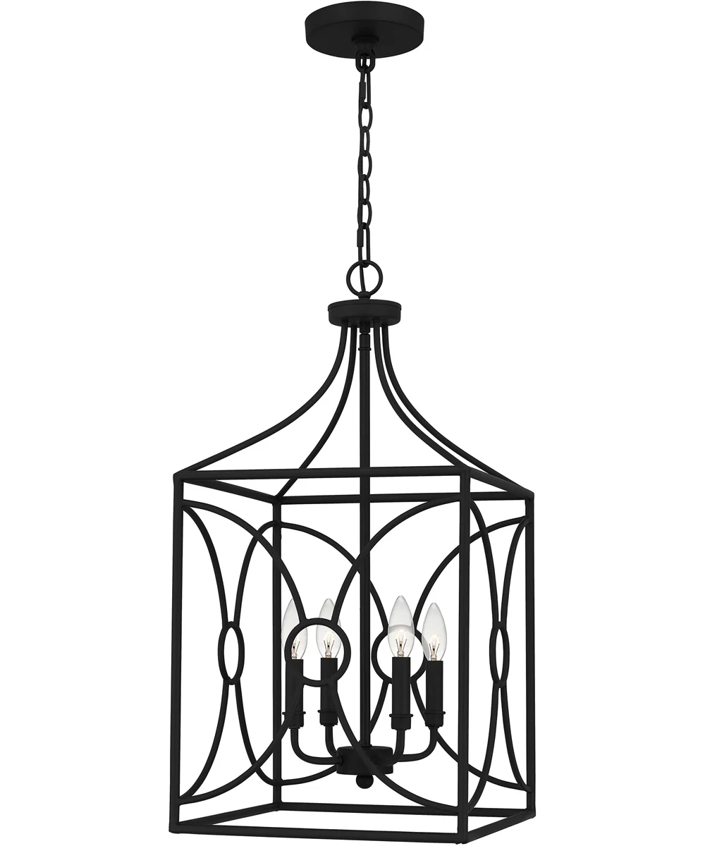 Grenelle 4-light Pendant Matte Black - Image 2