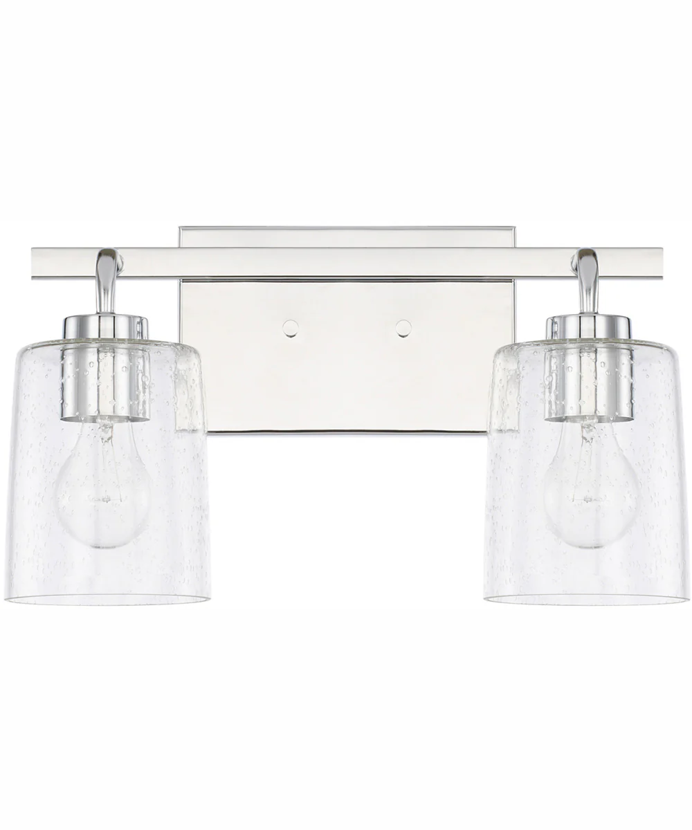Greyson 2-Light Vanity Chrome