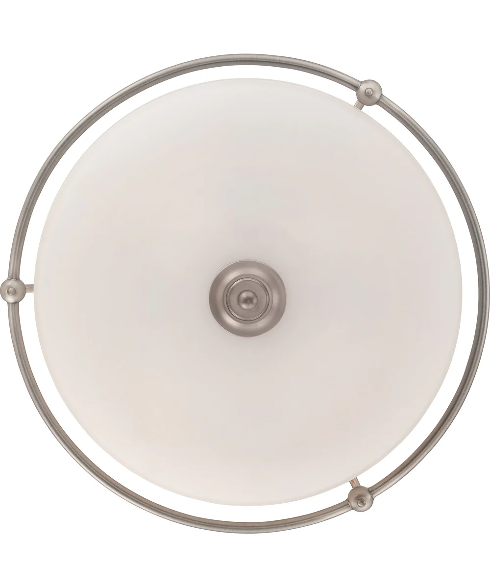 Griffin Extra Large 4-light Flush Mount Antique Nickel - Image 5
