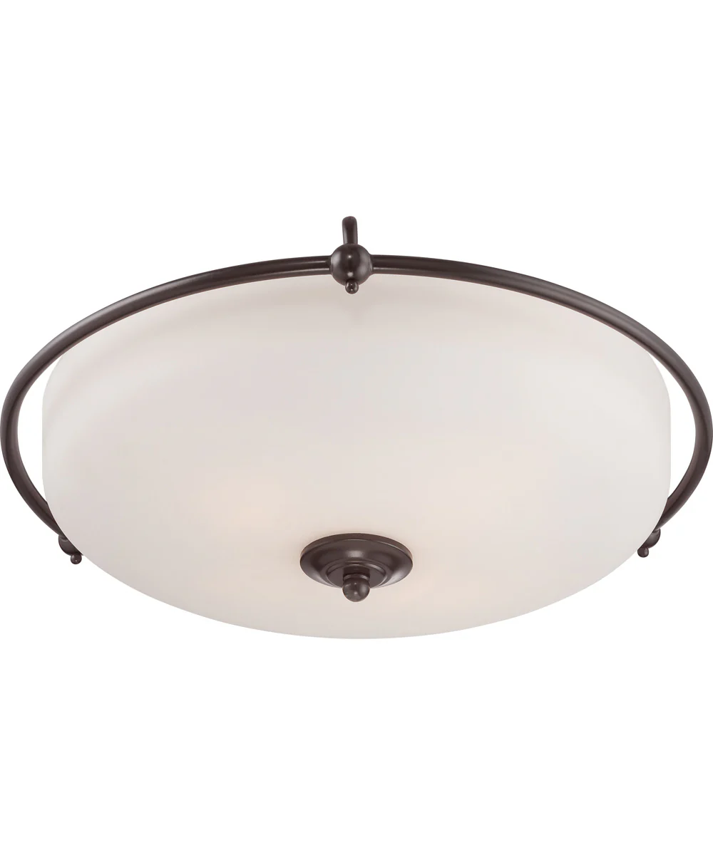 Griffin Extra Large 4-light Flush Mount Palladian Bronze - Image 4