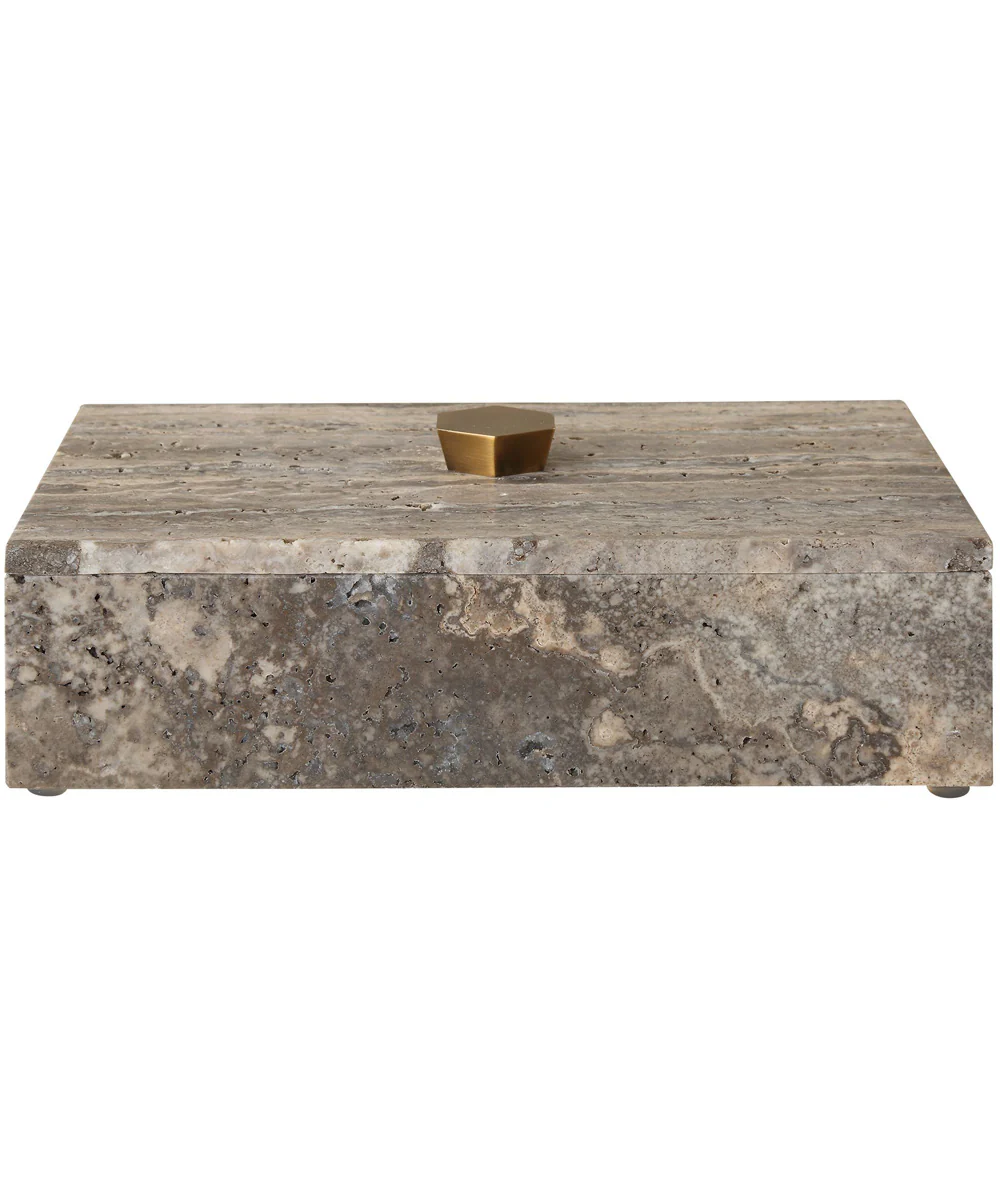 Griseus Travertine Stone Box - Image 4
