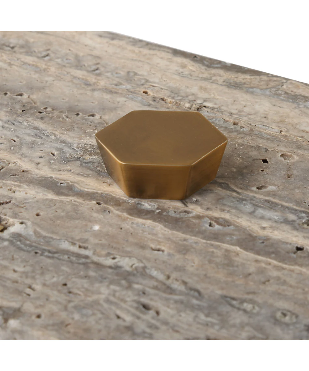 Griseus Travertine Stone Box - Image 7