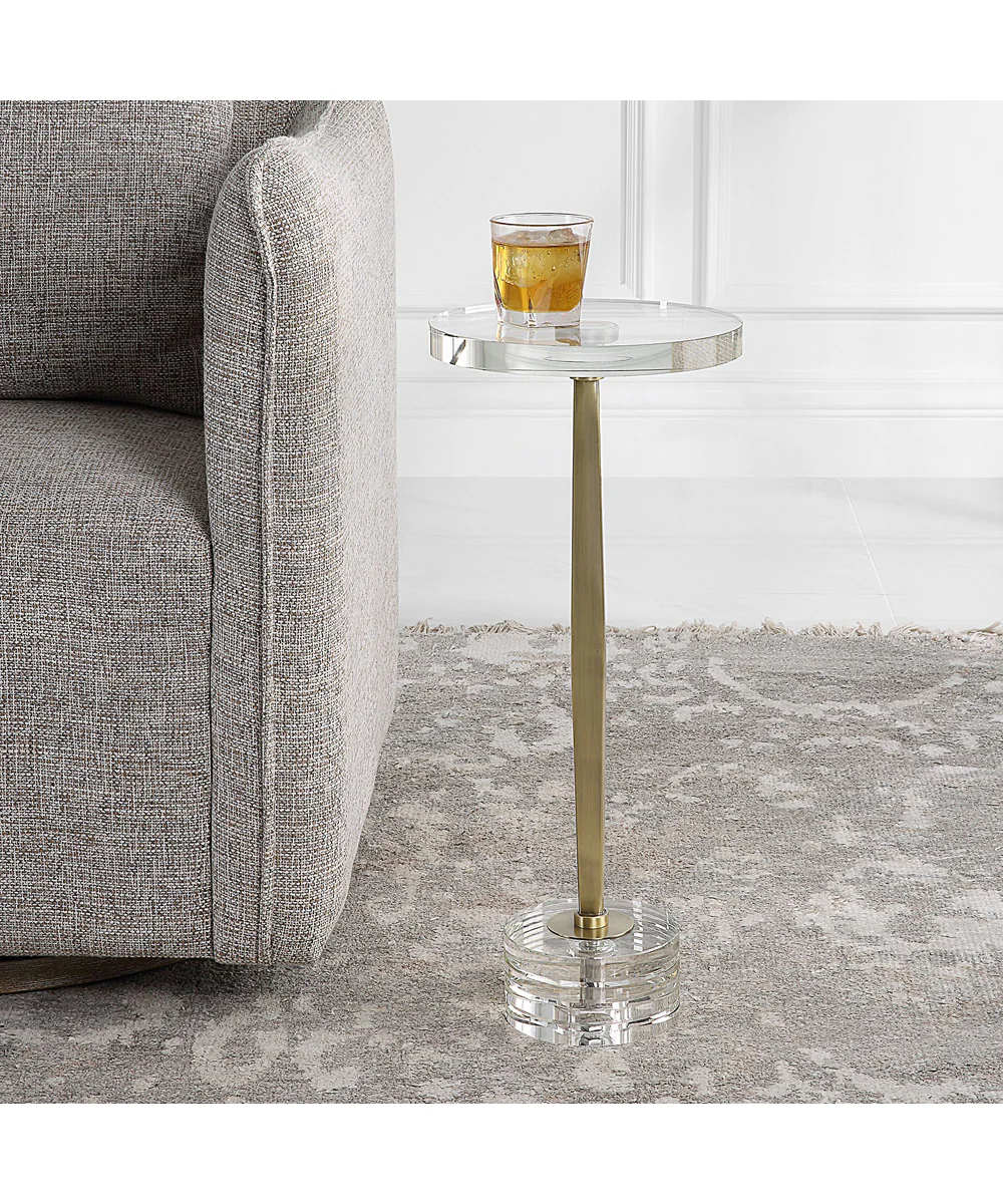 Groove Crystal Drink Table - Image 2