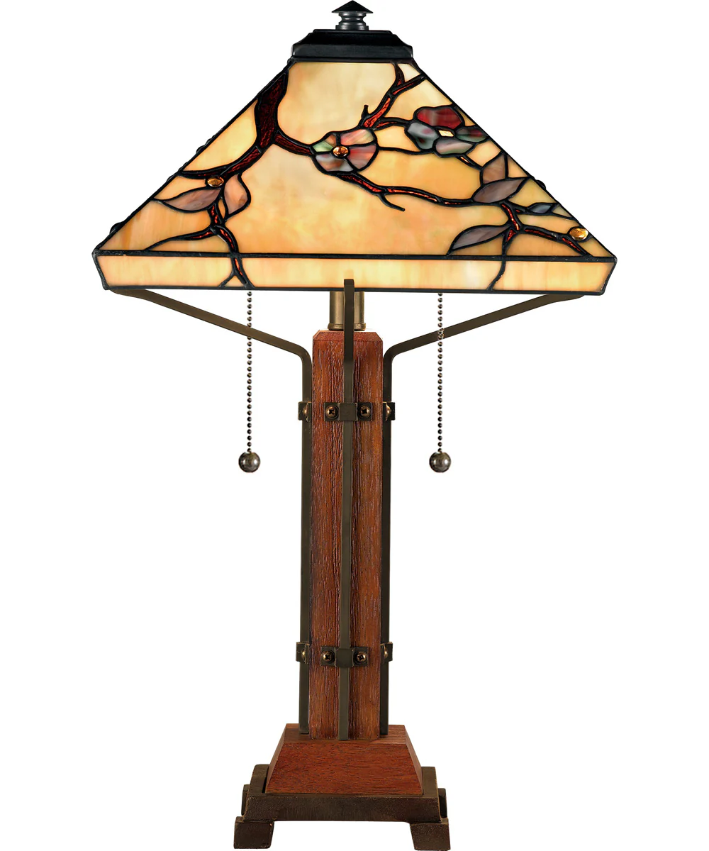 Grove Park Small 2-light Table Lamp Multi - Image 2