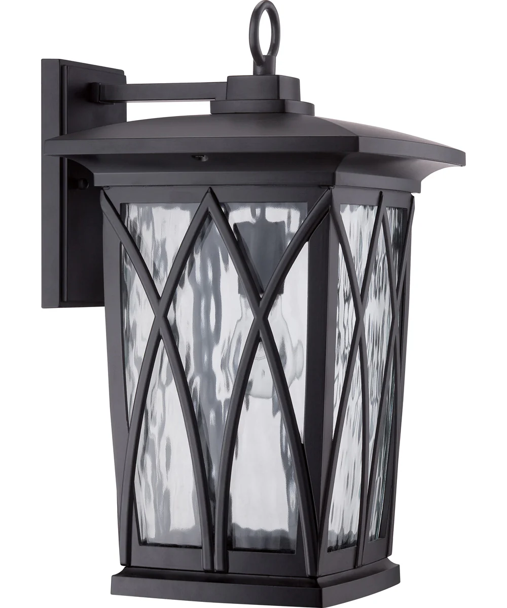 Grover Large 1-light Outdoor Wall Light Mystic Black - Image 3