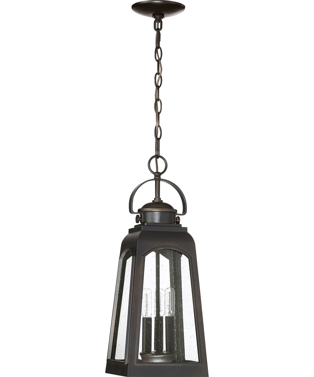 Guardsman Large 3-light Outdoor Pendant Light  Coastal Armour Palladian Bronze - Image 3