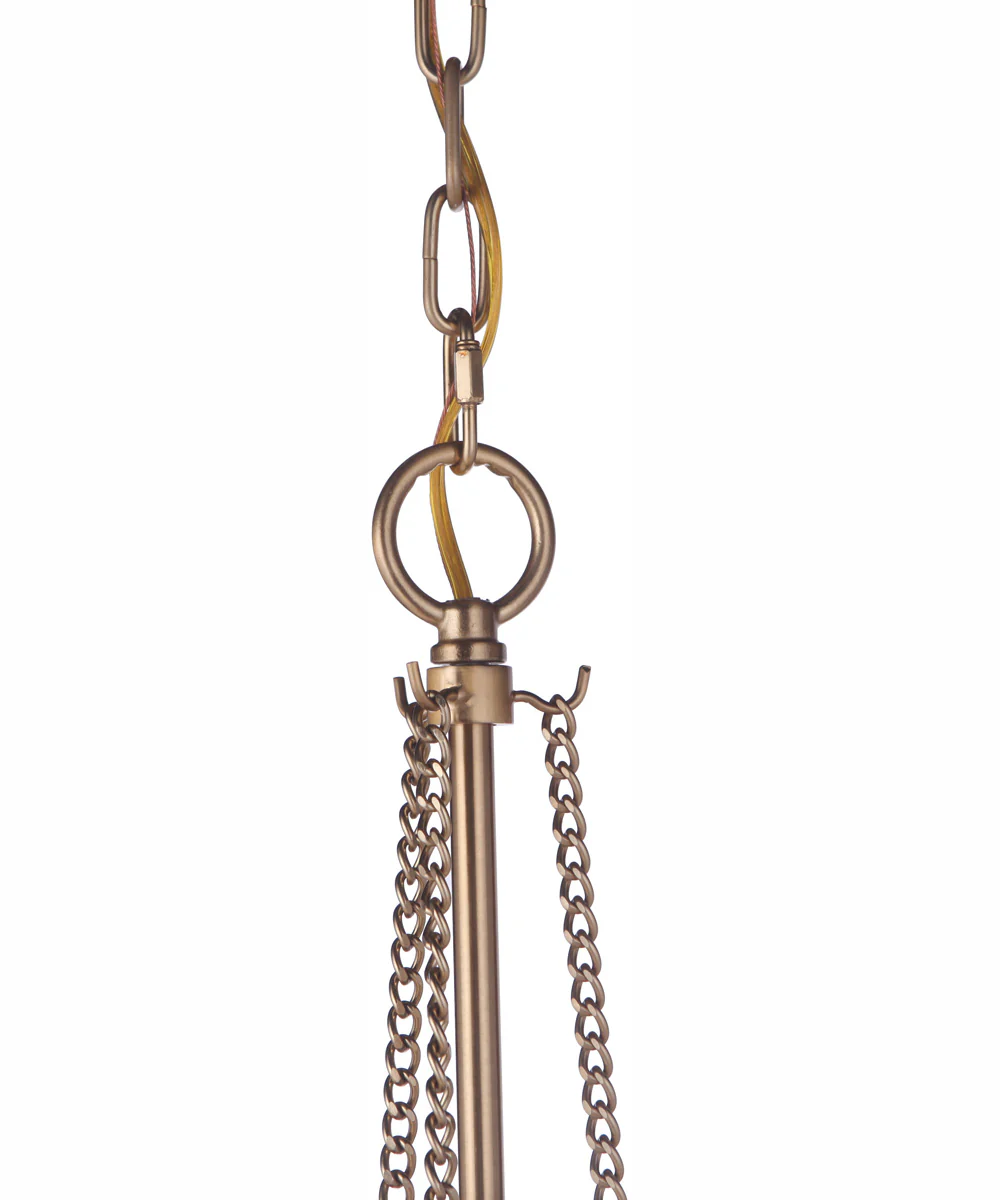 Guiding Star 6-Light Chandelier Satin Brass - Image 8