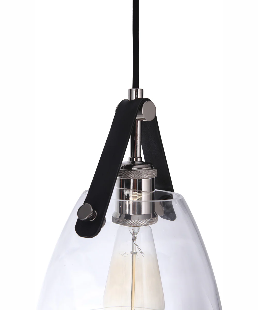 Hagen 1-Light Pendant Polished Nickel - Image 3