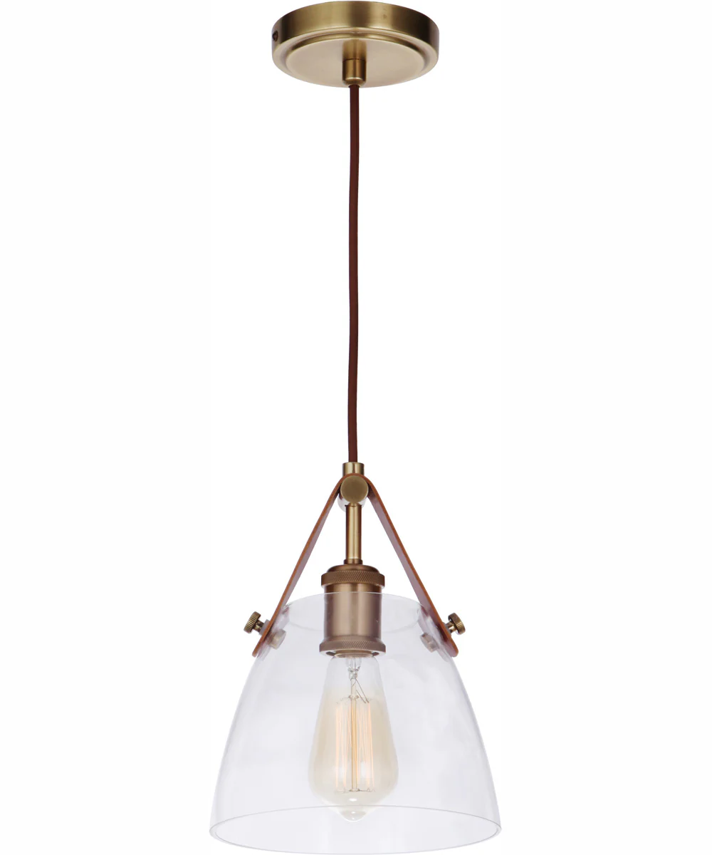 Hagen 1-Light Pendant Vintage Brass - Image 2