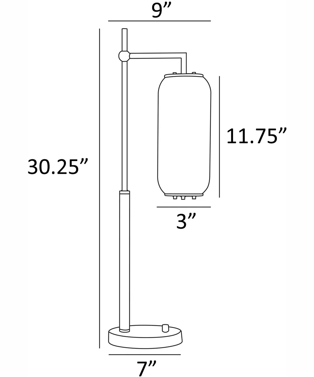 Hagen 1-Light Table Lamp G/Smoke Glass Shade - Image 5