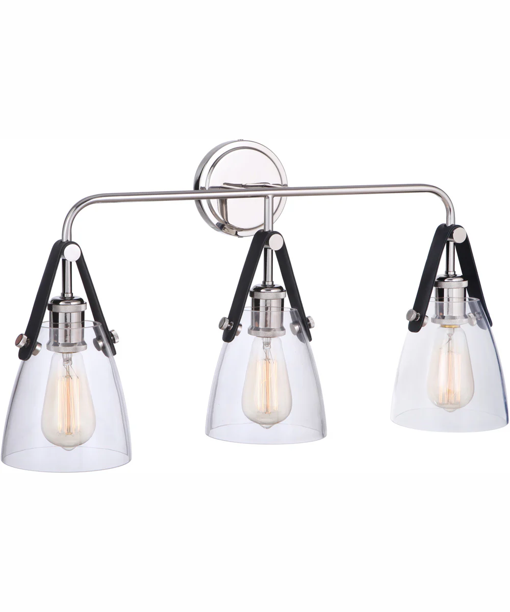 Hagen 3-Light Vanity Polished Nickel - Image 2