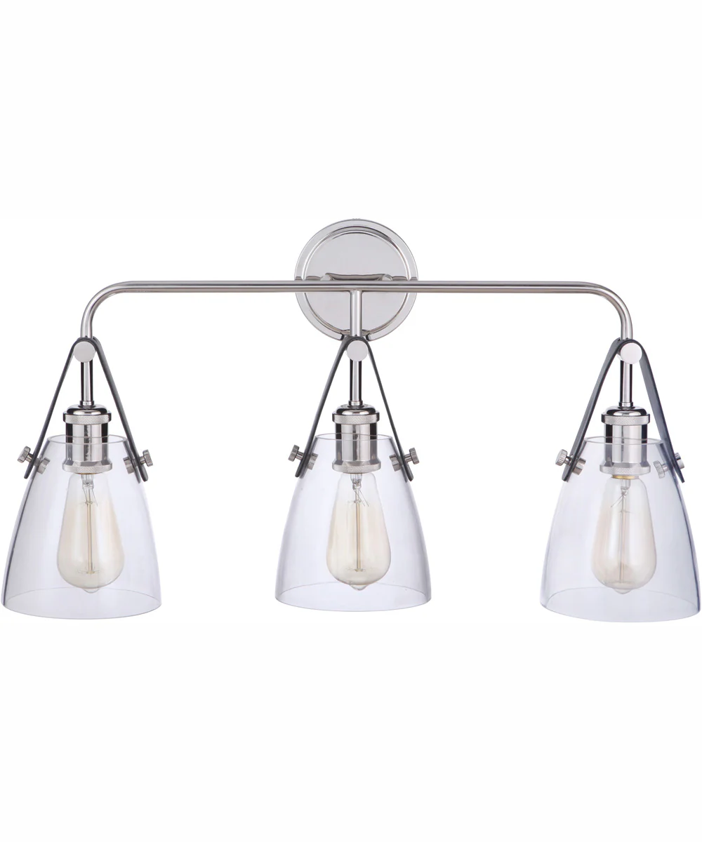 Hagen 3-Light Vanity Polished Nickel - Image 3