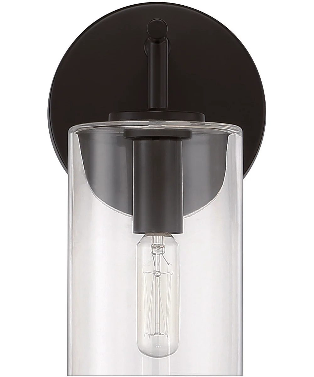 Hailie 1-Light Wall Sconce Flat Black - Image 3